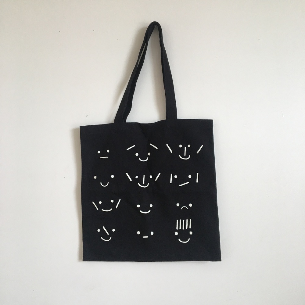 Madewell Rare Emoji Canvas Tote